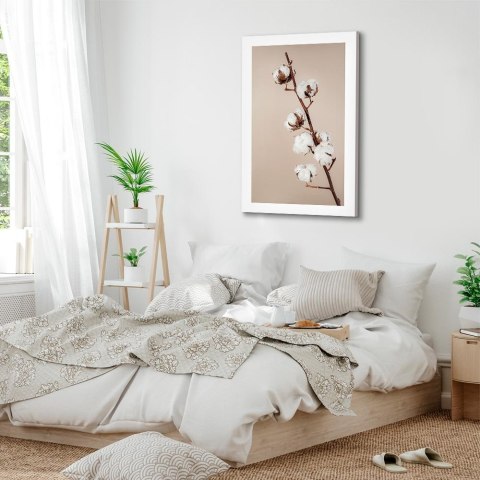 Obraz - Miękkość bawełny (1-częściowy) pionowy 40x60 Na płótnie włoskim