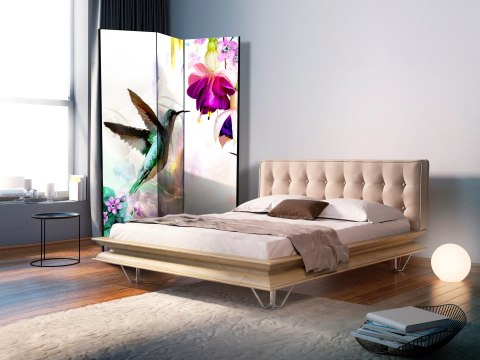Parawan - Kolibry i kwiaty 135x172 Dwustronny