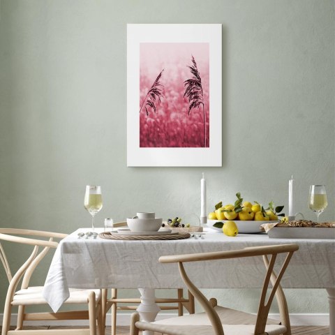 Obraz - Rubinowe kłosy (1-częściowy) pionowy 20x30 Premium Print