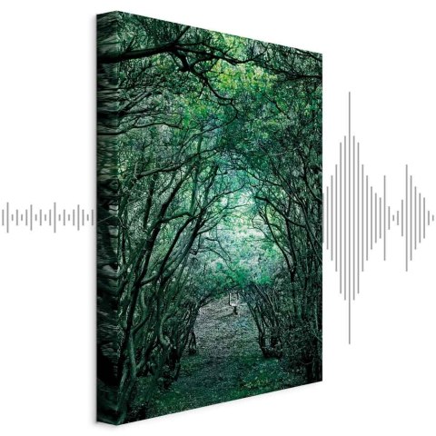 Obraz - Zielona pergola (1-częściowy) pionowy 20x30 Akustyczny