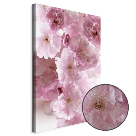 Obraz - Kwiatowy glamour (1-częściowy) - płatki kwiatów w odcieniach różu 20x30 Premium Print