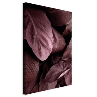 Obraz - Aksamitne liście (1-częściowy) pionowy 40x60 Na płótnie włoskim