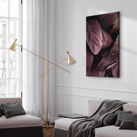 Obraz - Aksamitne liście (1-częściowy) pionowy 20x30 Akustyczny