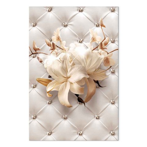 Obraz - Diamentowe lilie (1-częściowy) pionowy 20x30 Standard