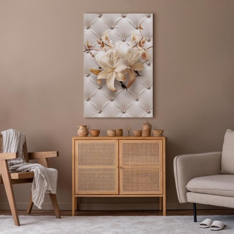 Obraz - Diamentowe lilie (1-częściowy) pionowy 20x30 Standard