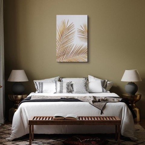 Obraz - Złote palmy (1-częściowy) pionowy 40x60 Na płótnie włoskim