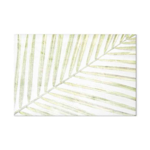 Obraz - Liść palmy (1-częściowy) szeroki 30x20 Akustyczny