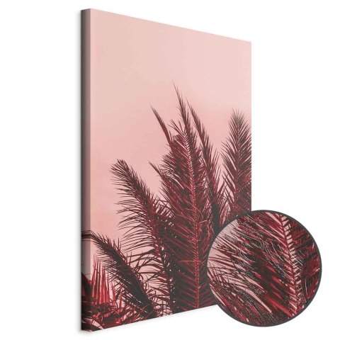 Obraz - Palmy o zachodzie słońca (1-częściowy) pionowy 20x30 Premium Print