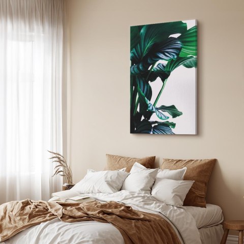 Obraz - Sprężyste liście (1-częściowy) pionowy 20x30 Akustyczny
