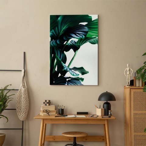 Obraz - Sprężyste liście (1-częściowy) pionowy 20x30 Akustyczny