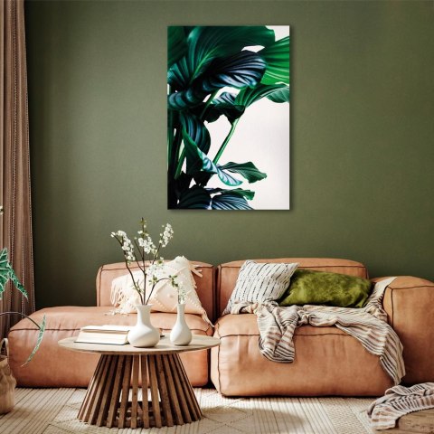 Obraz - Sprężyste liście (1-częściowy) pionowy 20x30 Standard