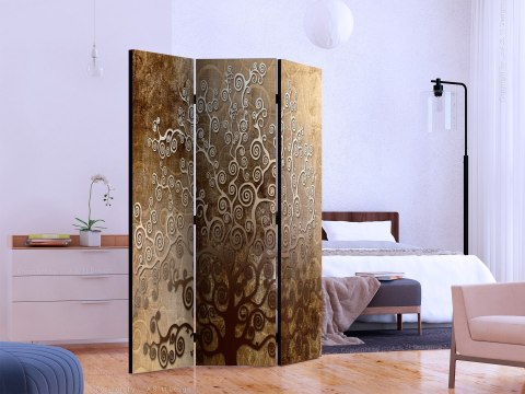 Parawan - Złote drzewo Klimta 135x172 Dwustronny