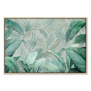 Obraz - Egzotyczna wyprawa (1-częściowy) szeroki 120x80 W ramie drewnianej naturalnej