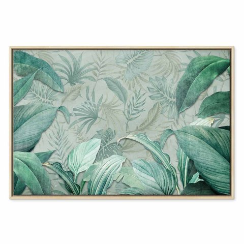 Obraz - Egzotyczna wyprawa (1-częściowy) szeroki 120x80 W ramie drewnianej naturalnej