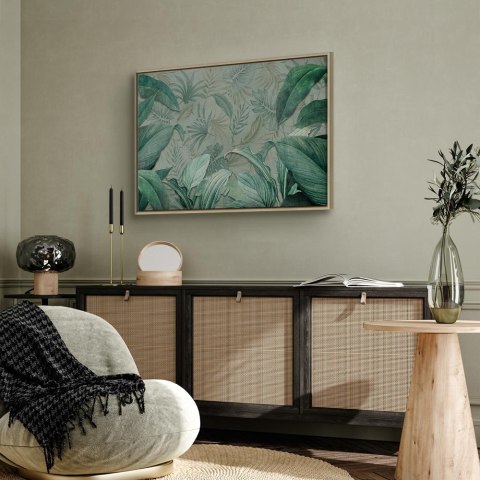 Obraz - Egzotyczna wyprawa (1-częściowy) szeroki 120x80 W ramie drewnianej naturalnej