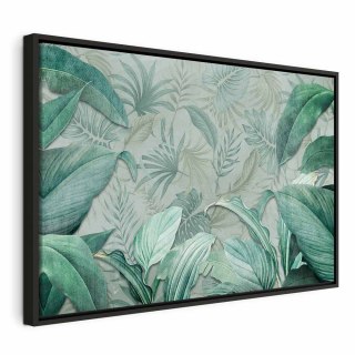 Obraz - Egzotyczna wyprawa (1-częściowy) szeroki 90x60 W ramie drewnianej czarnej