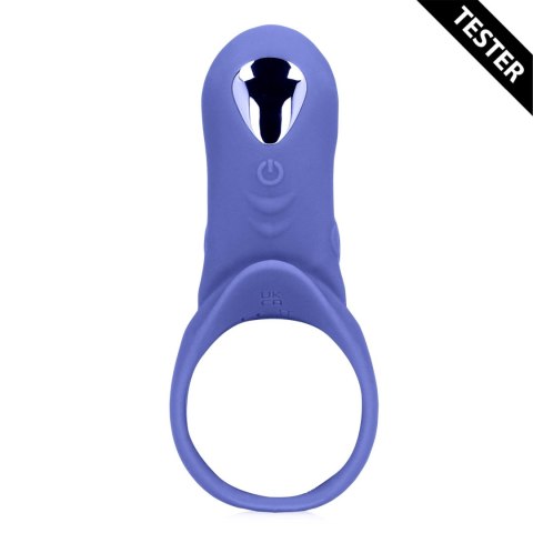 Vibrating Cockring with Clit Stimulation - Tamiya Blue