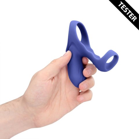 Vibrating Cockring with Clit Stimulation - Tamiya Blue