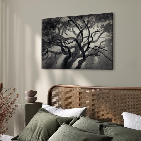 Obraz - Rozświetlone gałęzie (1-częściowy) szeroki 60x40 Standard