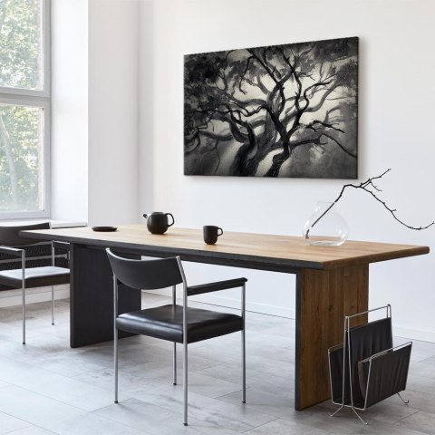 Obraz - Rozświetlone gałęzie (1-częściowy) szeroki 90x60 Na płótnie włoskim