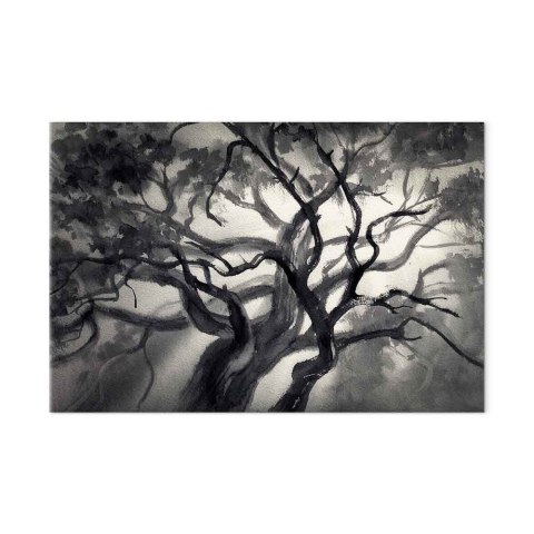 Obraz - Rozświetlone gałęzie (1-częściowy) szeroki 90x60 Standard