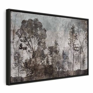 Obraz - Symbioza z naturą (1-częściowy) szeroki 60x40 W ramie drewnianej czarnej