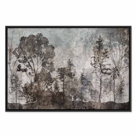Obraz - Symbioza z naturą (1-częściowy) szeroki 60x40 W ramie drewnianej czarnej