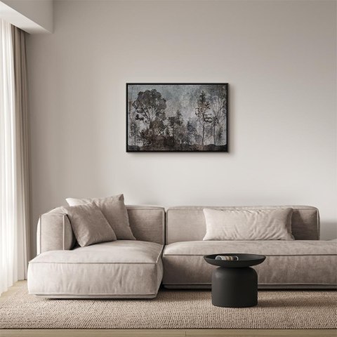 Obraz - Symbioza z naturą (1-częściowy) szeroki 60x40 W ramie drewnianej czarnej