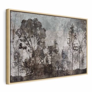 Obraz - Symbioza z naturą (1-częściowy) szeroki 60x40 W ramie drewnianej naturalnej