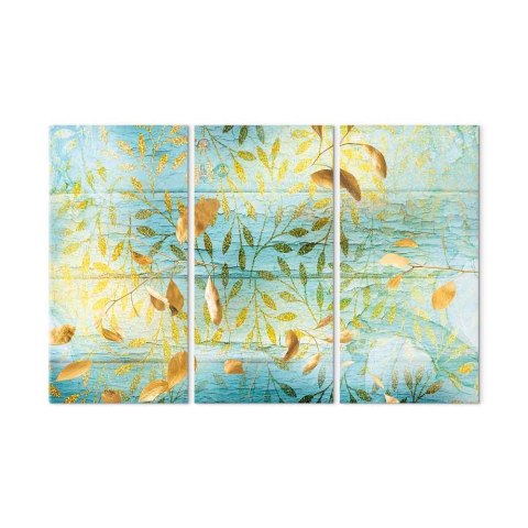 Obraz - Złoty plon (3-częściowy) 60x40 Standard