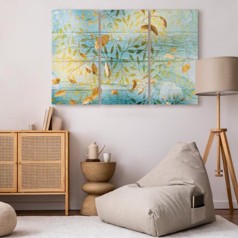 Obraz - Złoty plon (3-częściowy) 60x40 Standard