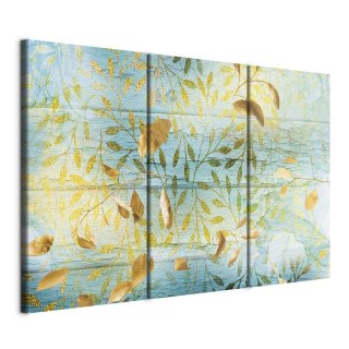 Obraz - Złoty plon (3-częściowy) 90x60 Standard