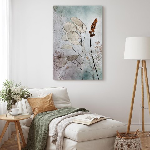 Obraz - Mglista lunaria (1-częściowy) pionowy 20x30 Na płótnie włoskim