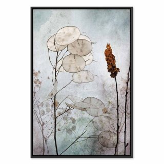 Obraz - Owoce lunarii (1-częściowy) pionowy 60x90 W ramie drewnianej czarnej