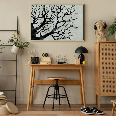 Obraz - Zimna natura (1-częściowy) szeroki 120x80 W ramie drewnianej naturalnej