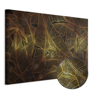 Obraz - Taniec złotych liści (1-częściowy) szeroki 30x20 Premium Print