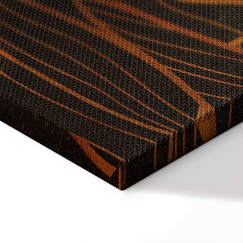 Obraz - Taniec złotych liści (1-częściowy) szeroki 120x80 Standard