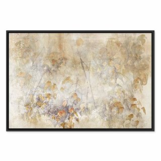 Obraz - Akwarelowa natura(1-częściowy) szeroki 120x80 W ramie drewnianej czarnej
