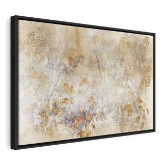 Obraz - Akwarelowa natura(1-częściowy) szeroki 60x40 W ramie drewnianej czarnej