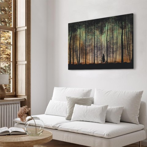 Obraz - Spacer przed zmrokiem (1-częściowy) szeroki 120x80 Na płótnie włoskim