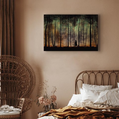 Obraz - Spacer przed zmrokiem (1-częściowy) szeroki 60x40 Standard