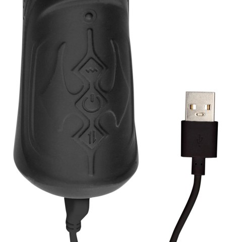 Hand Held Vibrating and Thrusting Sex Machine - Black