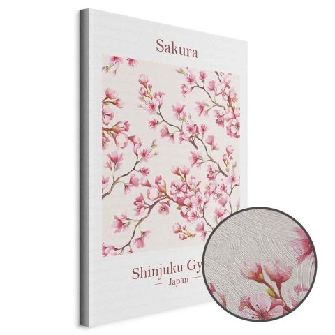 Obraz - Sakura (1-częściowy) pionowy 20x30 Premium Print