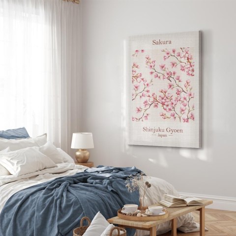 Obraz - Sakura (1-częściowy) pionowy 60x90 Standard