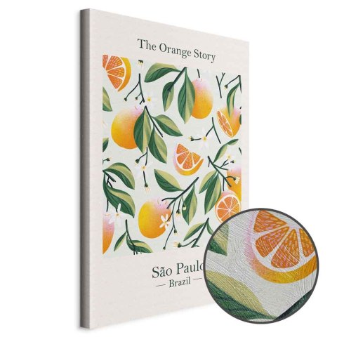 Obraz - The Orange Story (1-częściowy) pionowy 20x30 Premium Print