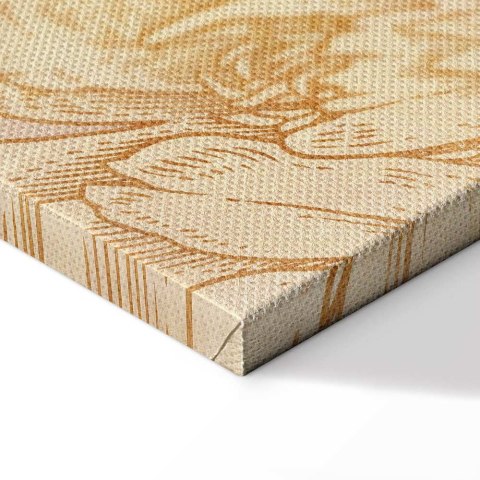 Obraz - Złota mozaika natury (1-częściowy) szeroki 90x60 Standard