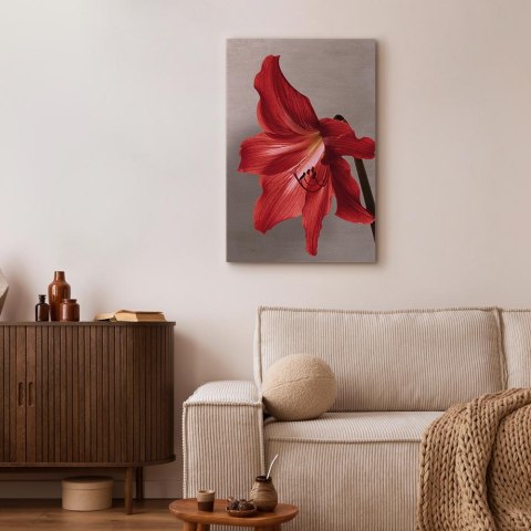 Obraz - Czerwony kwiat (1-częściowy) pionowy 20x30 Standard