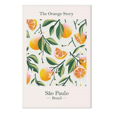 Obraz - The Orange Story (1-częściowy) pionowy 20x30 Standard