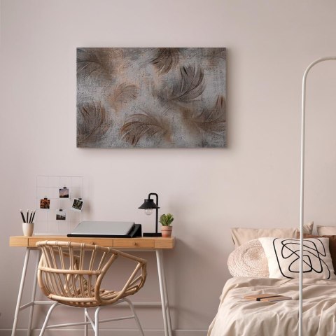 Obraz - Powiew beżu (1-częściowy) szeroki 90x60 Standard