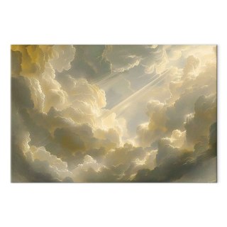 Obraz - Zachwycająca gra kolorów na tle chmur 120x80 Premium Print